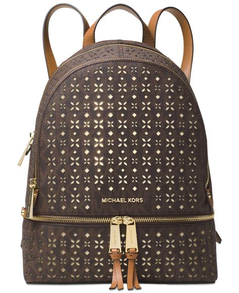 michael kors rhea zip medium backpack|mk rhea medium backpack.